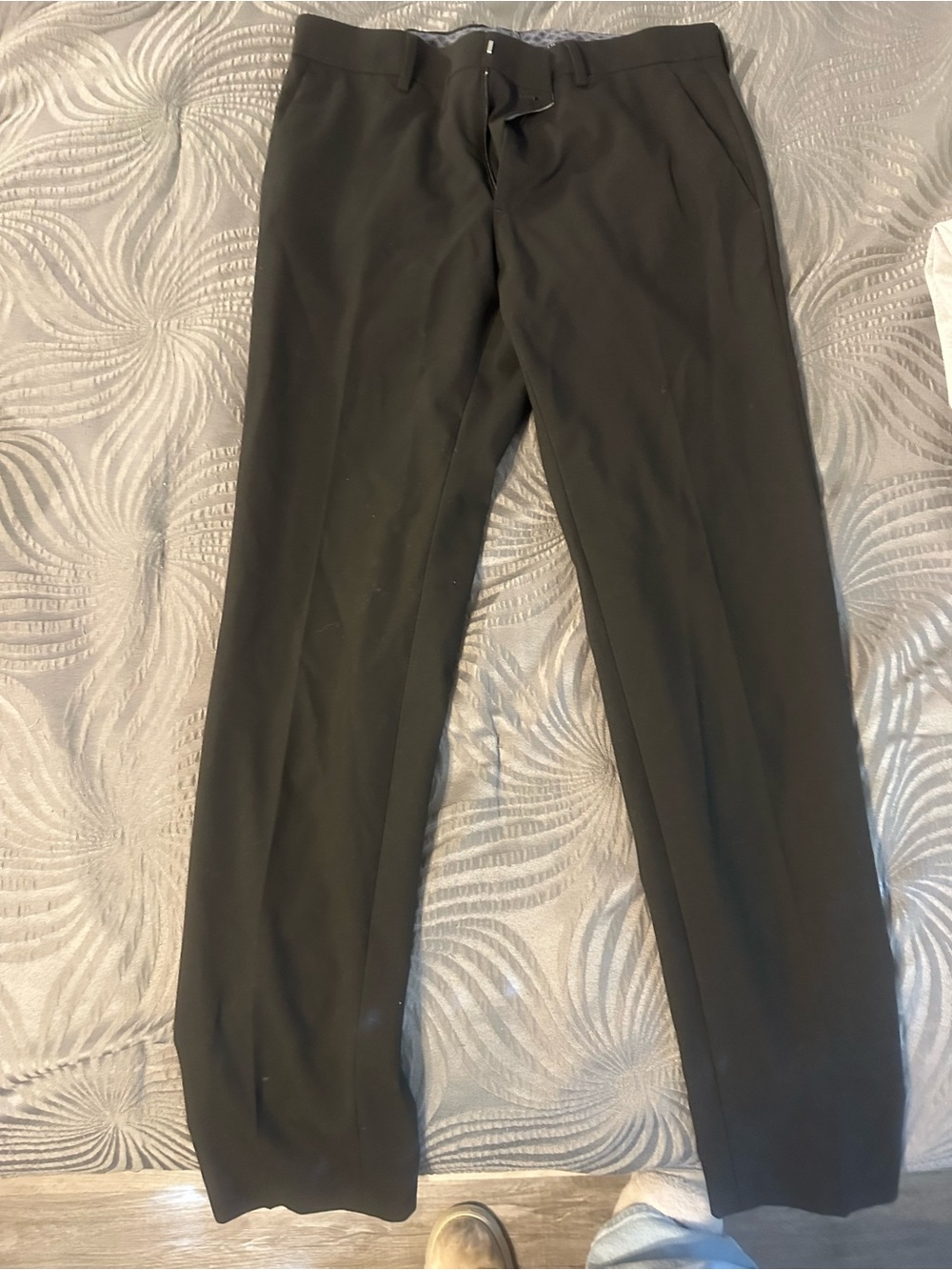 Haggar Black Dress Pants - Straight Leg